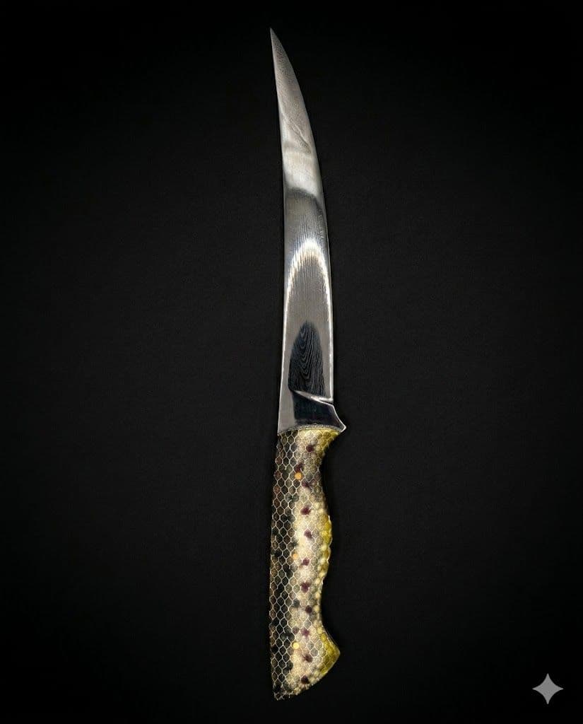 kitchen - SE - 325 mm - 5160 - Artistic Brown trout handle_R